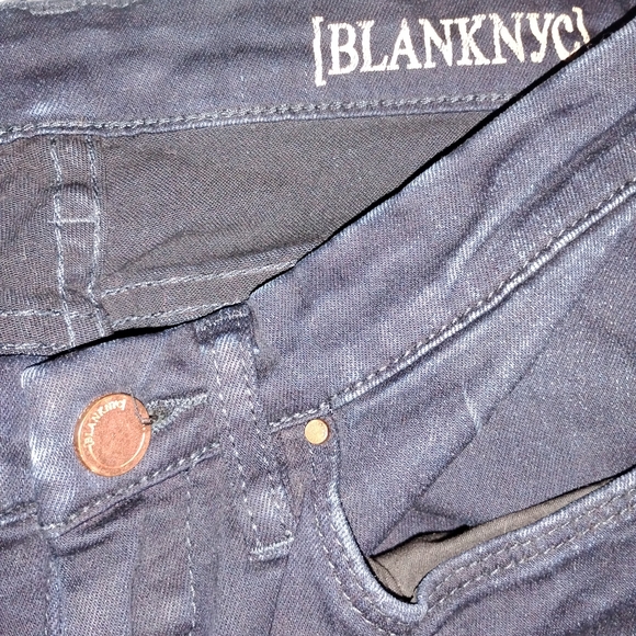 Blank NYC Dark Indigo Women's Skinny Jeans - Picture 2 of 4